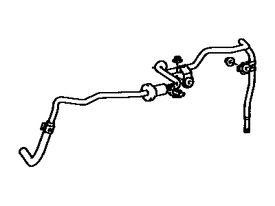 Lexus 44406-50021 Power Steering Return Tube Sub-Assembly, No.2