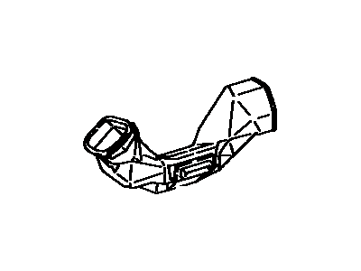 Lexus 55844-50010 Duct, Heater To Register, NO.2