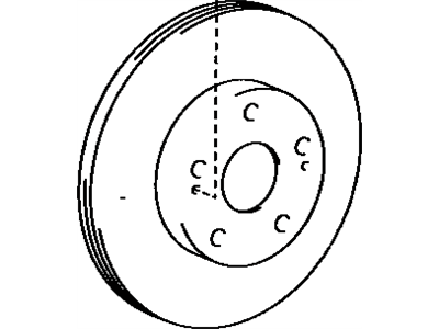 Lexus 43512-30241 Disc, Front