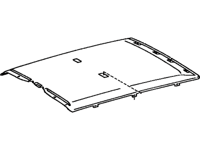 Lexus 63312-50010-B0 Headlining Assy, Roof, Rear