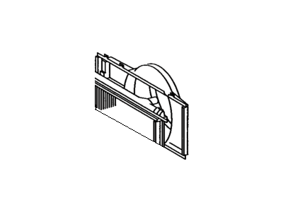 Lexus 16711-50011 SHROUD, Fan, NO.1