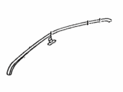 Lexus 62382-50020 Weatherstrip, Roof Side Rail, LH