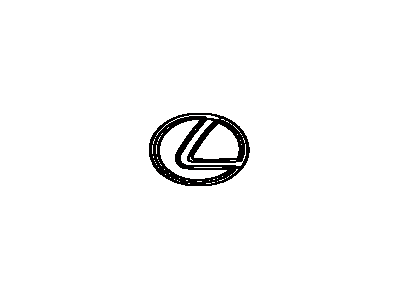 Lexus 75431-50030 Luggage Compartment Door Emblem