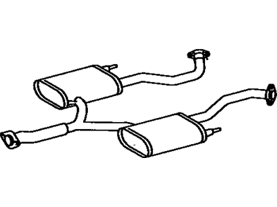 1992 Lexus LS400 Exhaust Pipe - 17420-50010