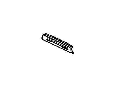 Lexus 57653-50010 Member, Rear Floor Cross, No.2