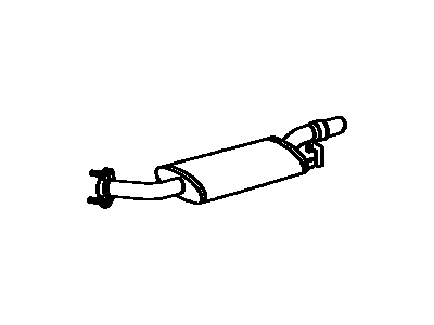 1991 Lexus LS400 Exhaust Pipe - 17430-50010