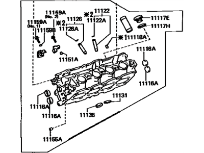 1994 Lexus SC300 Cylinder Head - 11101-59125