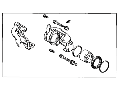 1990 Lexus LS400 Brake Caliper - 47730-50010