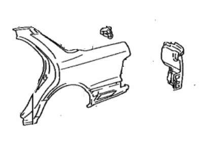Lexus 61601-50010 Panel, Quarter, RH