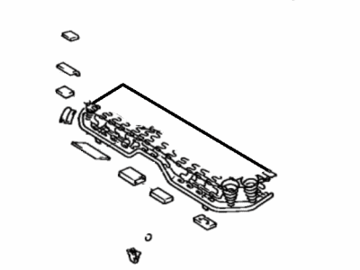 Lexus 71650-50010 Spring Assy, Rear Seat Cushion