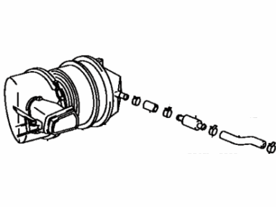 1991 Lexus LS400 Air Intake Coupling - 17890-50010