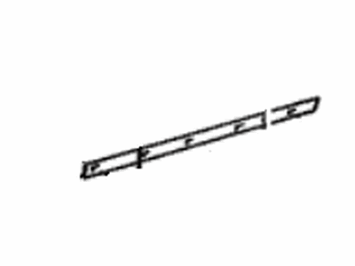 Lexus 75698-50010 Pad, Quarter Belt Moulding