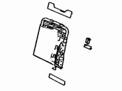 Lexus 71630-50020 Spring Assy, Front Seat Back, RH(For Separate Type)