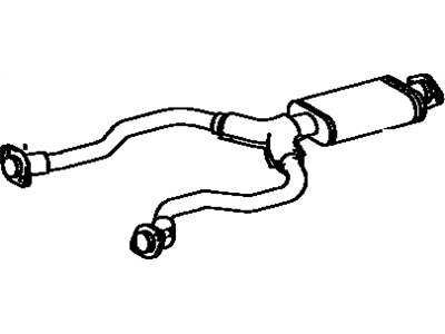 1994 Lexus LS400 Exhaust Pipe - 17410-50021