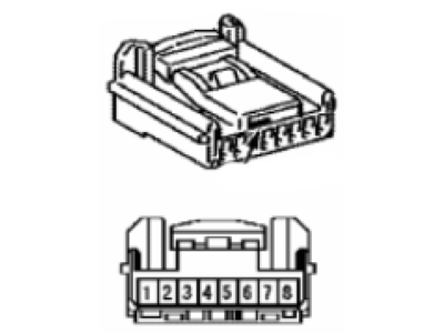 Lexus 90980-12558 Housing, Connector F