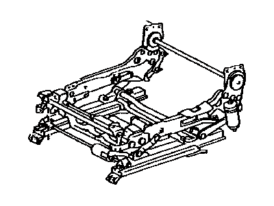 Lexus 72020-50010 Adjuster Sub-Assy, Front Seat, LH