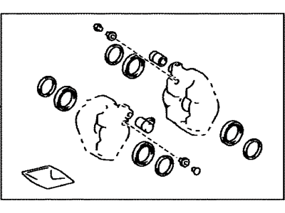 Lexus 04479-50140 Cylinder Kit, Disc Brake, Rear