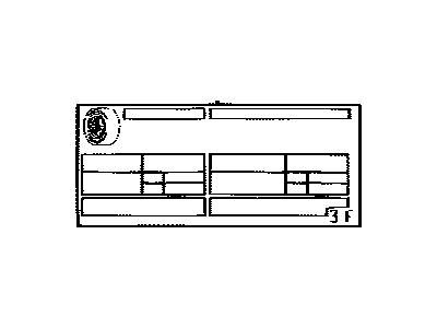 Lexus 42661-50150 Plate, Tire Pressure Caution