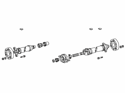 Lexus 37100-50050 Shaft Assy, Propeller W/Center Bearing