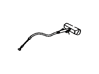 Lexus 46209-30121-A0 Cable Sub-Assy, Parking Brake Release
