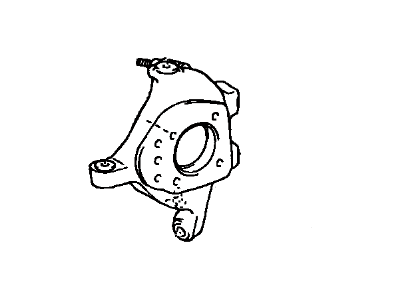 Lexus 42304-50090 Carrier Sub-Assy, Rear Axle, RH