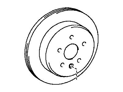 Lexus 42431-50030 Disc, Rear