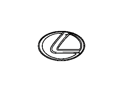 Lexus 75311-50070 Radiator Grille Emblem (Or Front Panel)