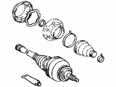 2003 Lexus LS430 Axle Shaft - 42370-59060