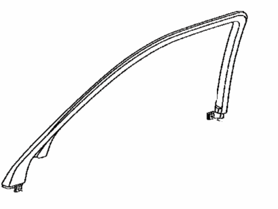 Lexus 67664-50030-E0 Garnish, Door Frame, LH