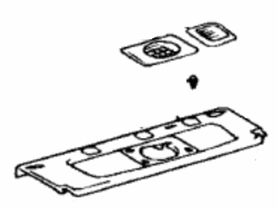 Lexus 64330-50250-E0 Panel Assy, Package Tray Trim