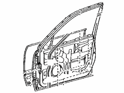 Lexus 67001-50050 Panel Sub-Assy, Front Door, RH