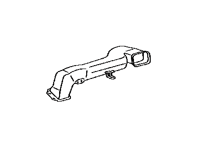 Lexus 55846-48090 Duct, Heater To Register, NO.4