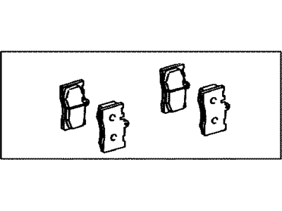 Lexus 04465-50240 Front Disc Brake Pad Kit