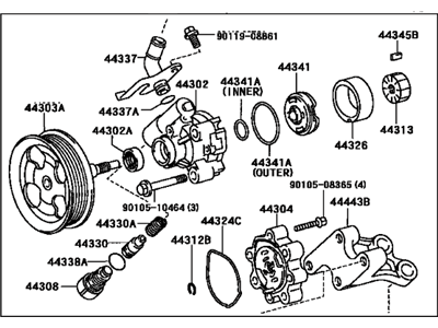 Lexus 44310-50070