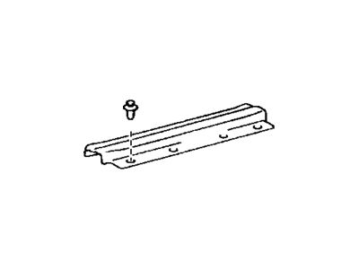 Lexus 67914-50070-E0 Plate, Front Door Scuff, LH