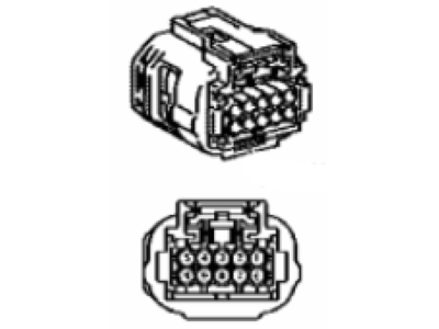 Lexus 90980-12380 Housing, Connector F