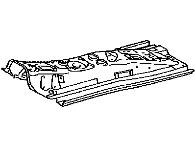 Lexus 58113-24901 Panel, Front Floor, Center