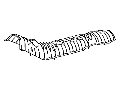 Lexus 58151-60120 INSULATOR, Front Floor