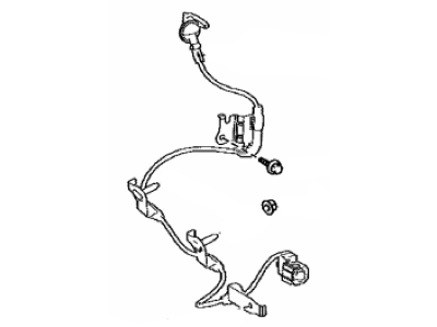 Lexus 89516-78050 Wire, Skid Control Sensor