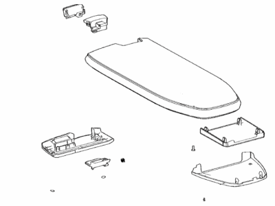 Lexus 58906-11020-C0 Pad Sub-Assembly, CONSOL