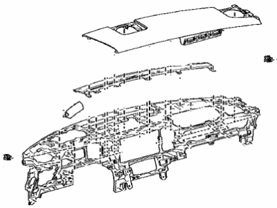 Lexus 55401-11040-C5 Pad Sub-Assembly, INSTRU
