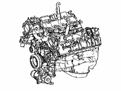 Lexus 19000-38720 Engine Assy, Partial