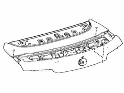 Lexus 64401-11900 Panel Sub-Assembly, Luggage Door