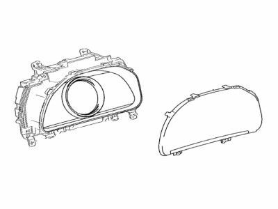 Lexus LC500h Instrument Cluster - 83800-11022