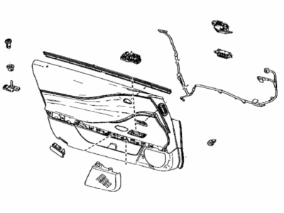 Lexus 67620-11080-29 PANEL ASSY, DOOR TRI