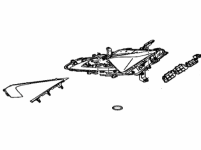 Lexus 81145-11030 Headlamp Unit With Gas, Right