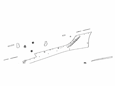 Lexus 75860-11080-C1 MOULDING ASSY, BODY