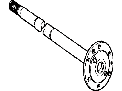 Lexus 42311-60110 Shaft, Rear Axle