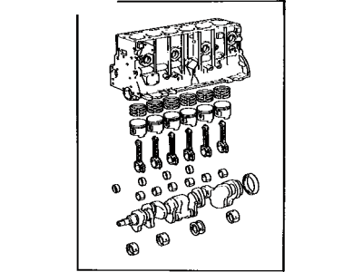 Lexus 11400-66040 Block Assy, Short