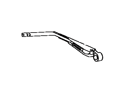 Lexus 85241-60012 Rear Wiper Arm Assembly